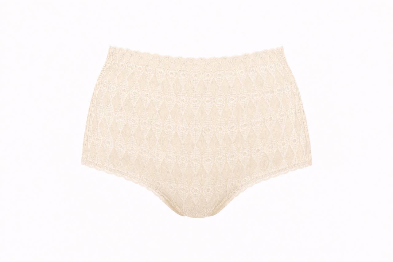 Lotus M7107 full-coverage brief - Antique White