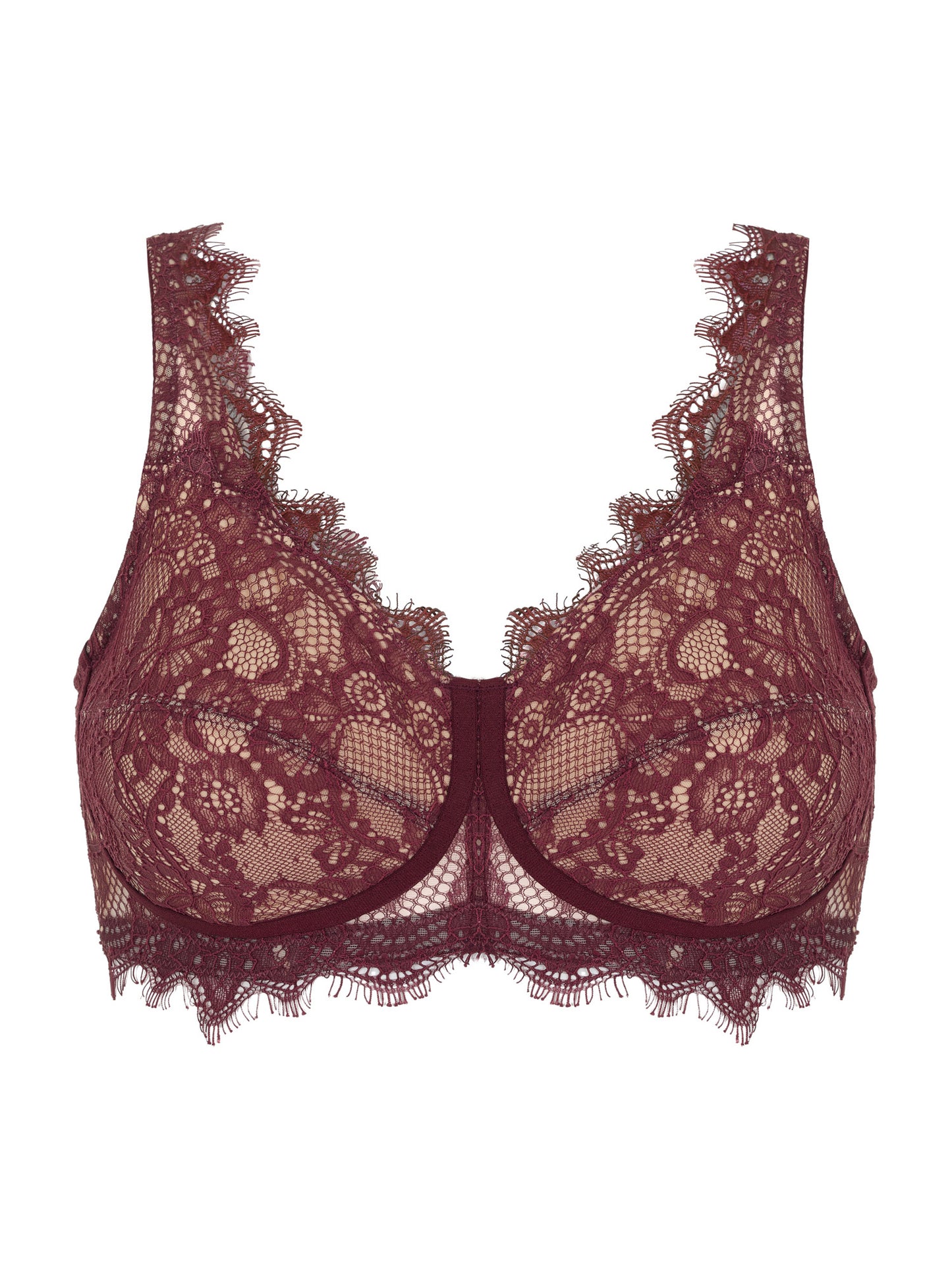 M9203 Chantilly Lace Unlined Prosthesis Bra - Port