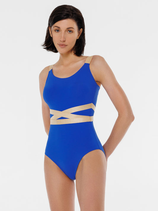 Allure M6104 Adaptive Shaping Swimsuit  - Blue