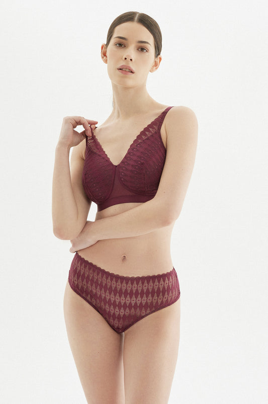 Lotus M9109 Adaptive Bra - Eggplant