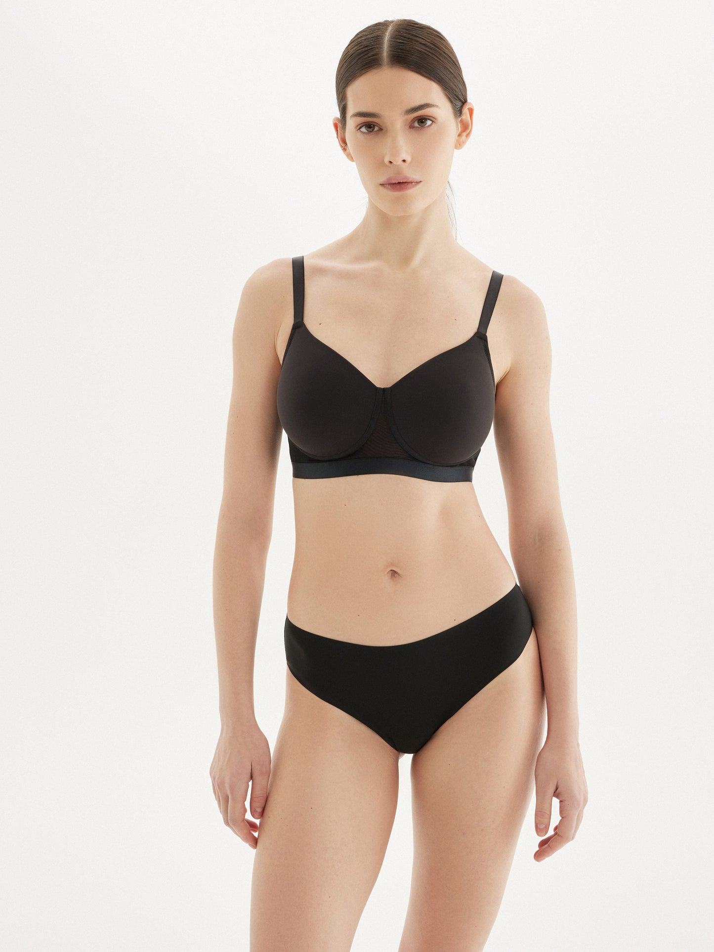 Luna M9114 Adaptive T-Shirt Bra - Black
