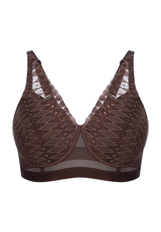 Lotus M9109 Adaptive Bra - Choco Plum